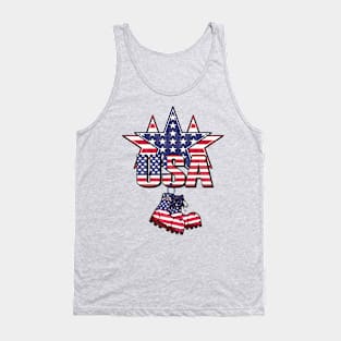 God bless America the land of the free Tank Top